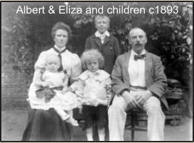Albert & Eliza and children c1893