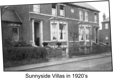 Sunnyside Villas in 1920’s